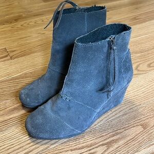 TOMS Desert wedge bootie